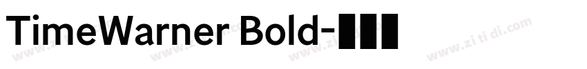 TimeWarner Bold字体转换